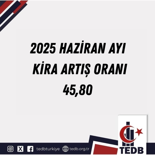 HAZİRAN AYI KİRA ARTIŞ ORANI