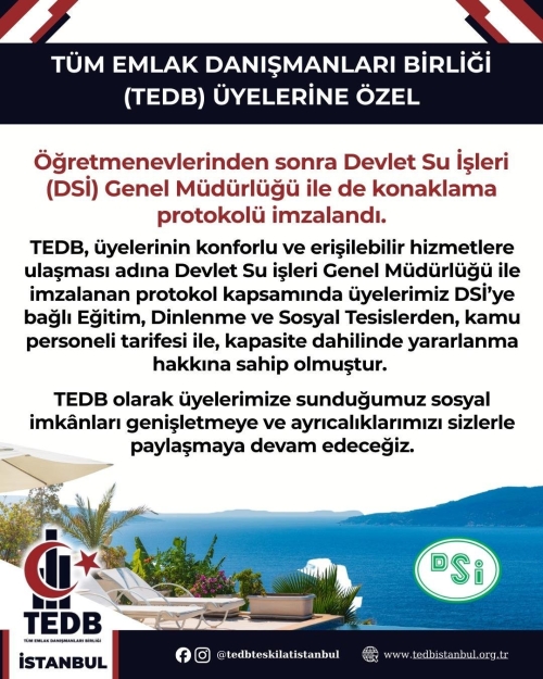 TEDB ÜYELERİNE ÖZEL
