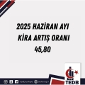HAZİRAN AYI KİRA ARTIŞ ORANI