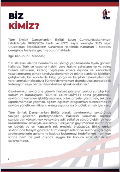 Kuruluş Amacımız